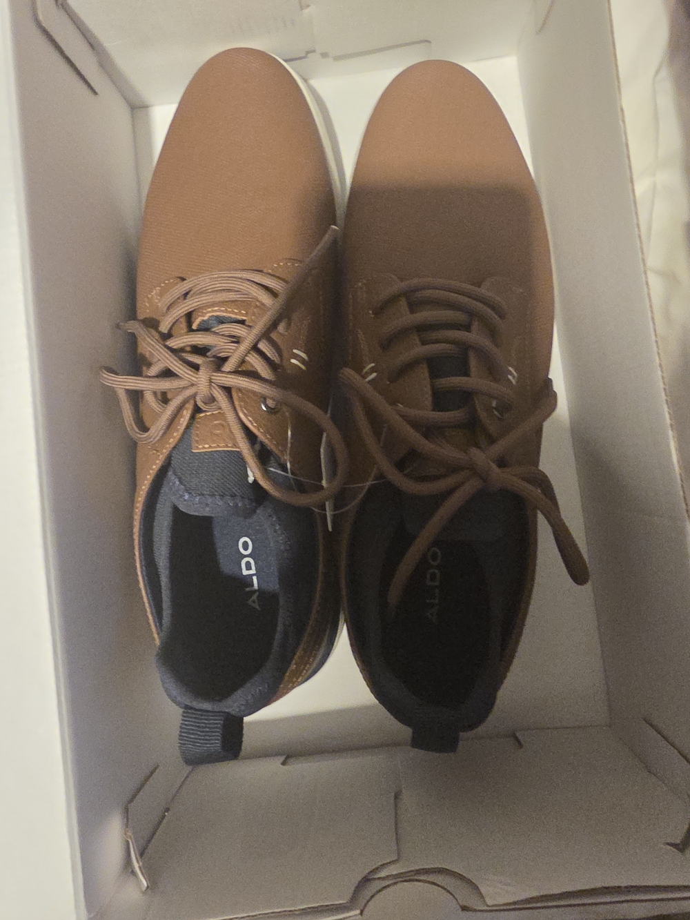 ALDO Brown Casual Lace-Up Sneakers